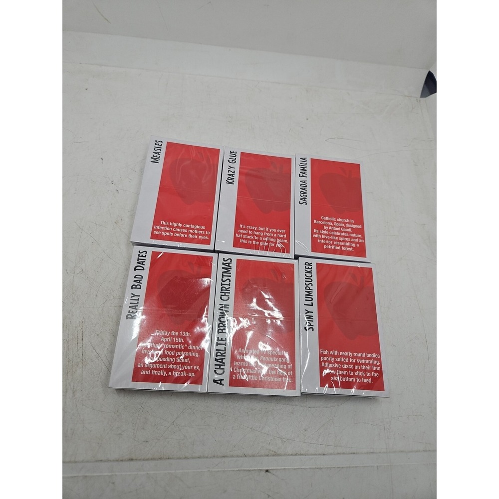 NEW Apples to Apples Party in A Box Game Sealed Cards lot of 6